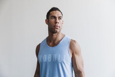 Debardeur Nobull Tank Homme Bleu | GO3178960