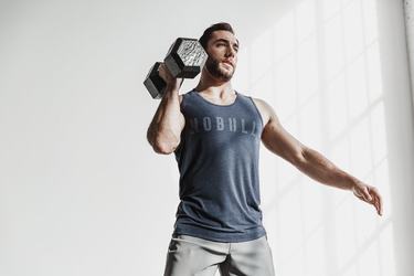Debardeur Nobull Tank Homme Bleu Marine | FW5861409