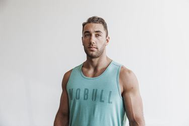 Debardeur Nobull Tank Homme Bleu | QT0956473