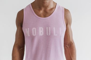 Debardeur Nobull Tank Homme Rose | DB4861395