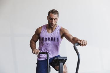 Debardeur Nobull Tank Homme Violette | DA7963210