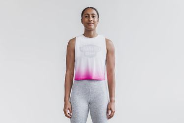 Debardeur Nobull Wodapalooza Muscle Dip-Dye Tank Femme Rose | GL2147935