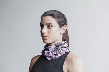 Echarpes Nobull Gaiter Tie-Dye Homme Rose Noir | DI4183297