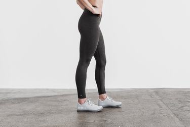 Leggings Nobull High-Rise Tight Plush Heather Femme Noir | DI9160452