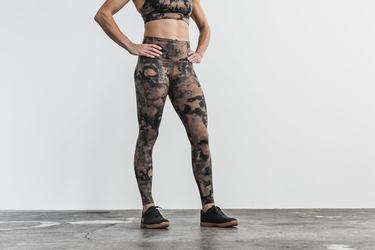 Leggings Nobull High-Rise Tight Tie-Dye Femme Noir | ZG6407935