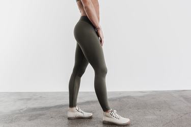 Leggings Nobull Tight Femme Vert | UA6927053