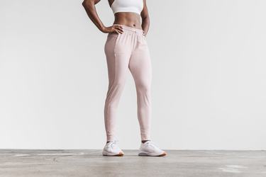 Pantalon Jogging Nobull Femme Rose | NV1932465