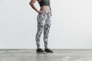 Pantalon Jogging Nobull Tie-Dye Femme Noir | QO6724390