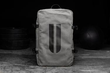 Sac de sport Nobull Horns Waxed Canvas Duffleback Homme Grise | TD8367510
