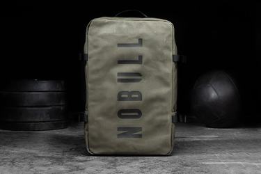 Sac de sport Nobull Waxed Canvas Duffleback Homme Vert Olive | HC8372506