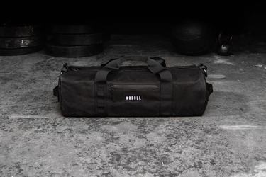 Sac de sport Nobull Waxed Canvas Traditional Duffle Femme Noir | LM2981476