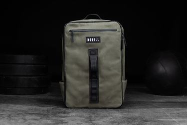 Sacs À Dos Nobull Waxed Canvas Femme Vert Olive | RQ2807349