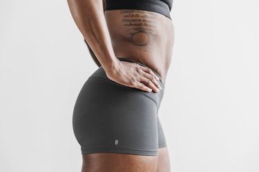 Shorts Nobull 2" Matte Femme Grise Foncé | YS8496573