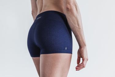 Shorts Nobull 2'' Plush Heather Femme Bleu Marine | EL2867190