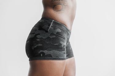Shorts Nobull 2'' Plush Heather Femme Grise Camouflage | ET3154276