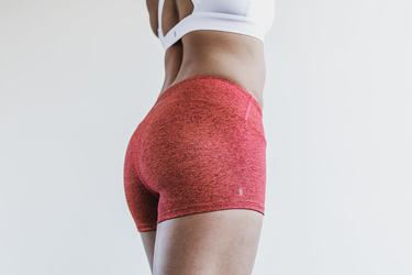 Shorts Nobull 2'' Plush Heather Femme Rouge | AS2675491
