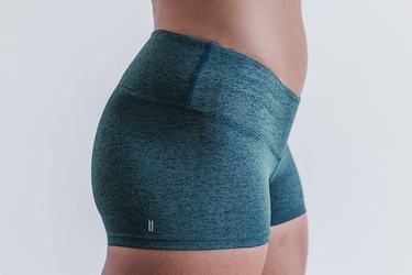 Shorts Nobull 2'' Plush Heather Femme Turquoise | LJ0842756