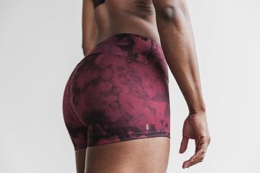 Shorts Nobull 2" Tie-Dye Femme Orange Noir | QM5619728