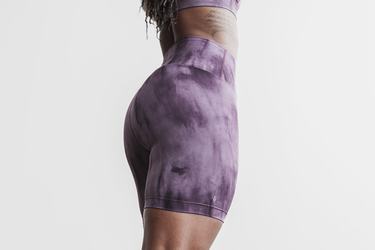 Shorts Nobull High-Rise 6" Tie-Dye Femme Violette | LK3192540