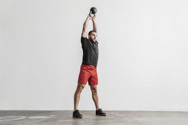 Shorts Nobull Knit 8.5" Homme Rouge | QH1964238