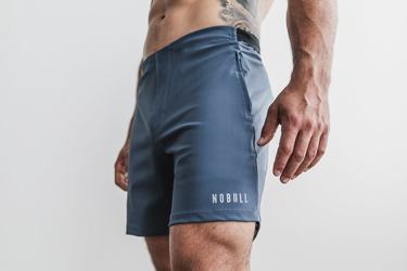 Shorts Nobull Lightweight 7" Homme Bleu | OR1549608