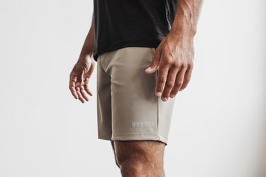 Shorts Nobull Lightweight 7" Homme Marron Clair | JS7981052