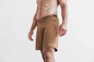 Shorts Nobull Lightweight 9" Homme Marron | QE6174508