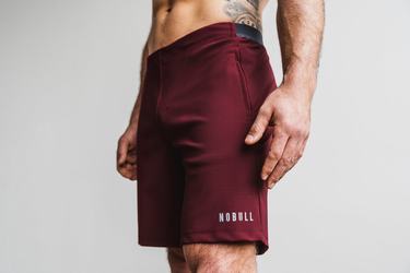 Shorts Nobull Lightweight 9" Homme Rouge Foncé | BH3647851
