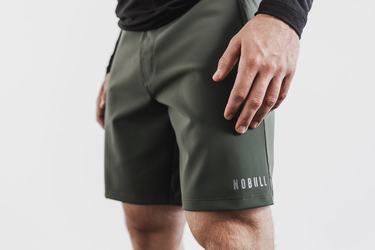 Shorts Nobull Lightweight 9" Homme Vert Olive | CJ2149376
