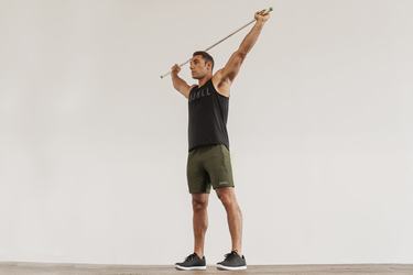 Shorts Nobull Lightweight Knit 7" Homme Vert Olive | IQ2843516