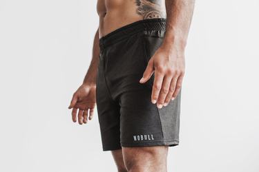 Shorts Nobull Lightweight Knit 7" Homme Noir | NY1975340