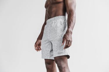 Shorts Nobull Lightweight Knit 9" Homme Blanche | HB2156738
