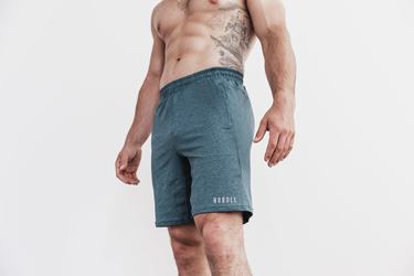 Shorts Nobull Lightweight Knit 9" Homme Turquoise | TW0374186