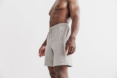 Shorts Nobull Lightweight Knit 9" Homme Grise | ZV5068947