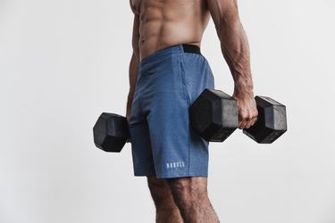Shorts Nobull Stretch Woven 9" Homme Bleu | YO0651943
