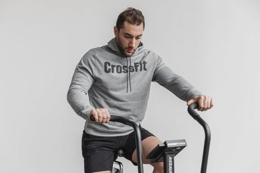 Sweat À Capuche Nobull Crossfit® Homme Grise | XE2843506