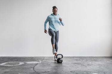 Sweat À Capuche Nobull Femme Bleu | UD0419682