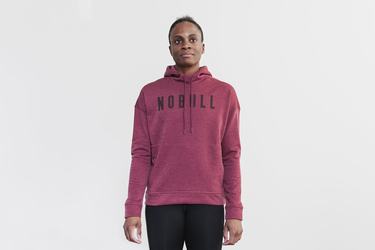 Sweat À Capuche Nobull Femme Rouge Foncé | ZI2308674