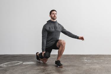 Sweat À Capuche Nobull Homme Noir | NK3904625