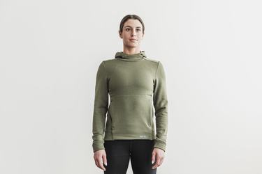 Sweat À Capuche Nobull Performance Femme Vert | AF0193746