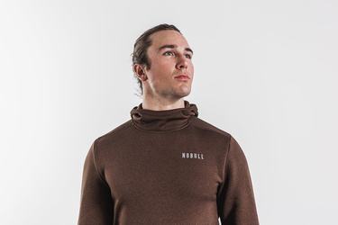 Sweat À Capuche Nobull Performance Homme Cafe | ML3045961