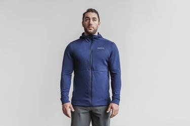 Sweat À Capuche Nobull Performance Zip-up Homme Bleu Marine | DM8067459