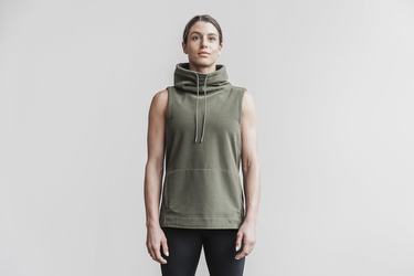 Sweatshirt Nobull Arctic Sans Manches Cowl Femme Vert | BP8973452