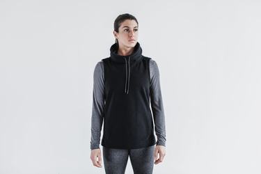Sweatshirt Nobull Arctic Sans Manches Cowl Femme Noir | VK4293517