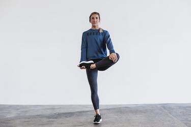Sweatshirt Nobull Crew Femme Bleu Marine | WM4091783