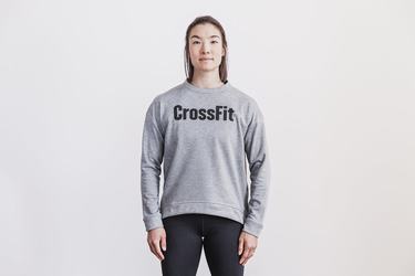 Sweatshirt Nobull Crossfit® Crew Femme Grise | PI5967023