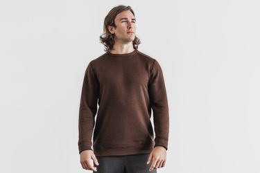 Sweatshirt Nobull Performance Crew Homme Cafe | VI7293156