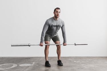 T-Shirt Manche Longue Nobull Crossfit® Homme Grise | VN5621879