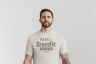 T-Shirt Nobull Crossfit Open® 2022 Homme Beige | AV1426098