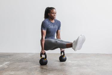 T-Shirt Nobull Crossfit® Femme Bleu Marine | SM8246957